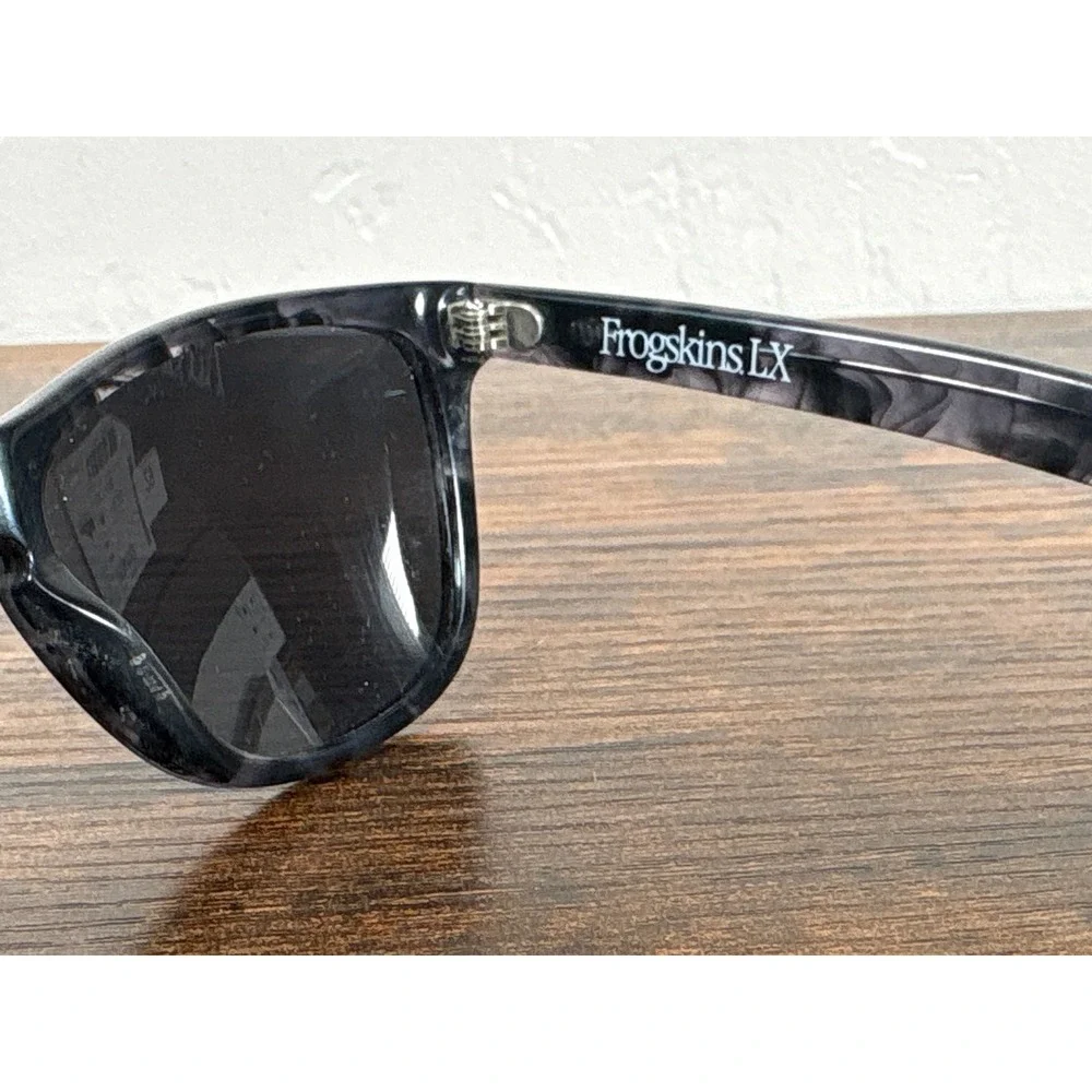 Oakley Frogskins LX Sunglasses OO2043-08 Dark Grey Marble Acetate Wayfarer